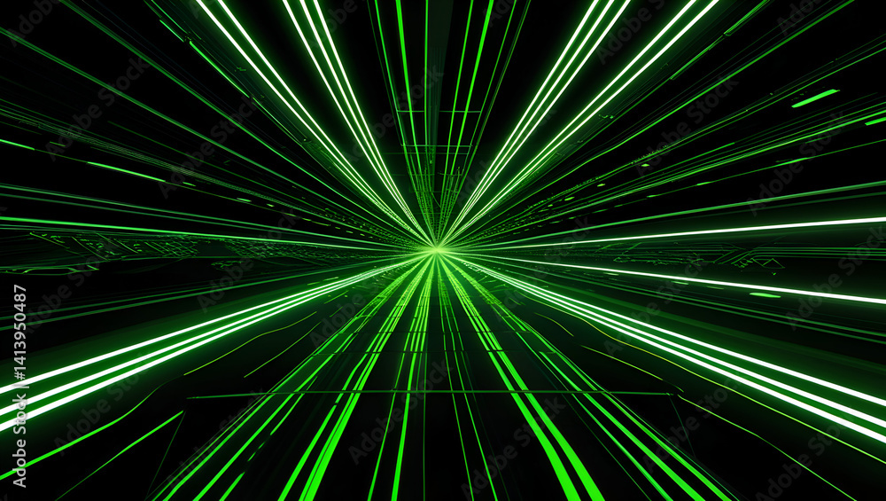 centered green light beam composition centered green light beam composition