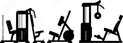 set of fitness icons