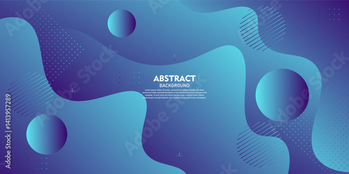 Abstract background design liquid color wave blue. Dynamic shape composition with simple pattern. Vector Eps10
