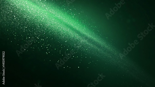 Green gradient background grainy glowing light and dark backdrop noise texture effect banner header design copy space