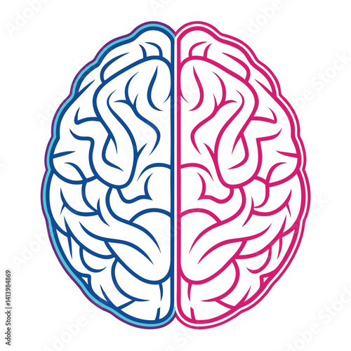A brain modern  