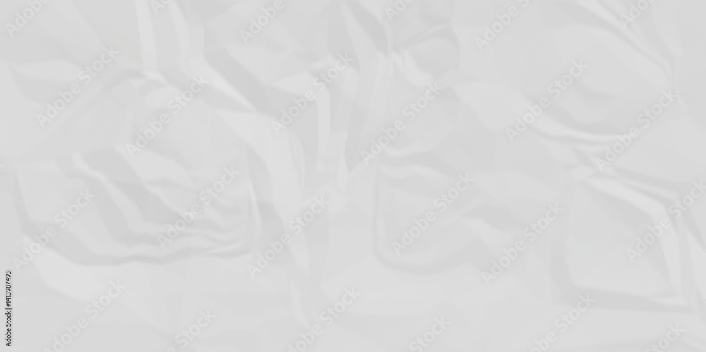 Obraz premium White crumpled paper texture. white crumpled paper texture sheet background. Wrinkled paper texture. 