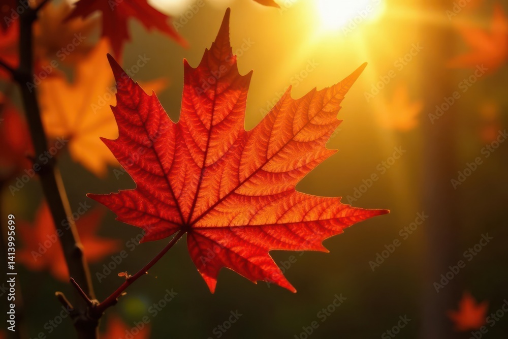 Sunlit maple leaf, showcasing yellow, crimson & gold hues, leaf, macro photography, gold Sunlit maple leaf, showcasing yellow, crimson & gold hues, leaf, macro photography, gold