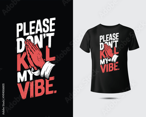 Trendy T-shirt designs with modern typography good vibes streetwear quotes bold text style cool graphic prints urban aesthetic fashion illustrations perfect for printing and digital apparel use