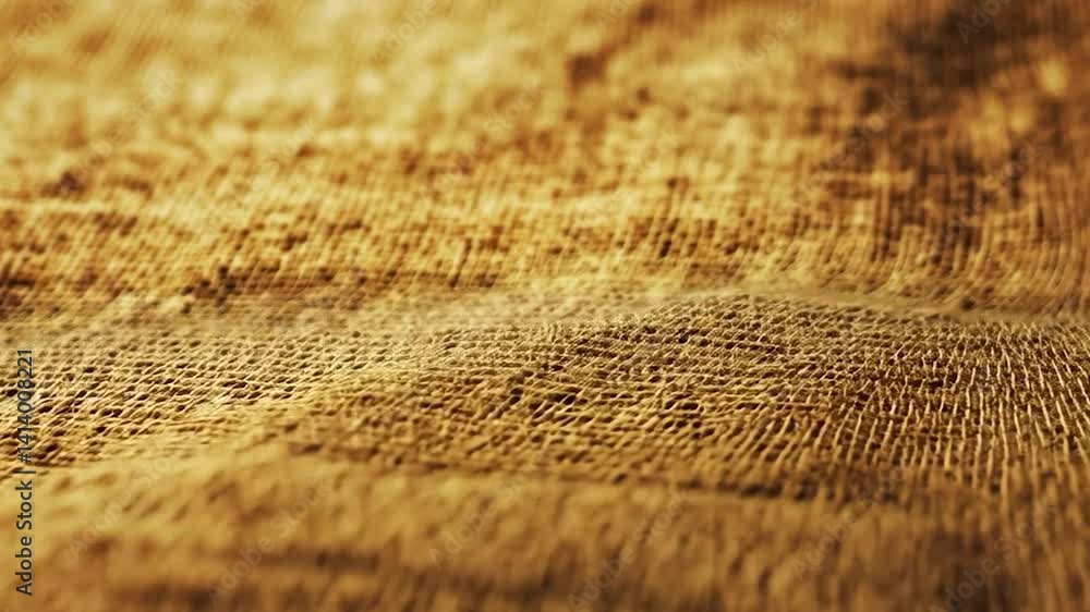 Close-up of aged burlap texture Close-up of aged burlap texture