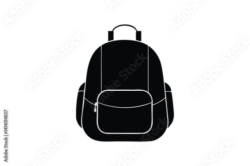 travel bag on white background
