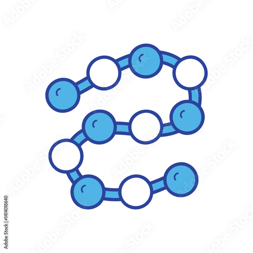 Protein Synthesis icon vector stock illustration