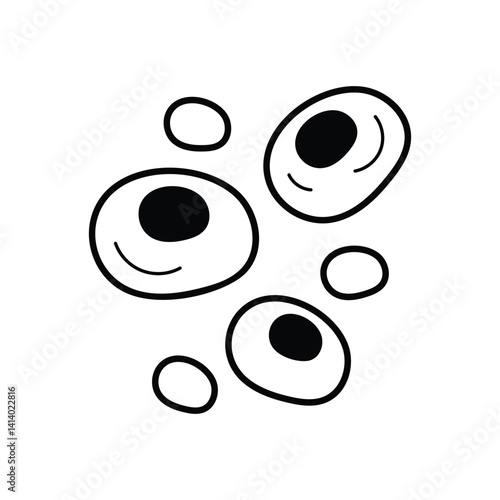 Stem Cells icon vector stock illustration