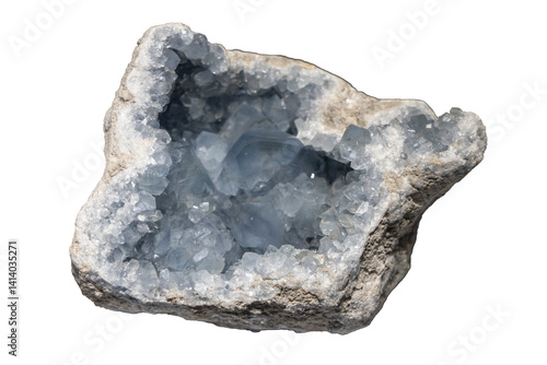 Obraz na płótnie Celestine Mineral, Cutout Design Material