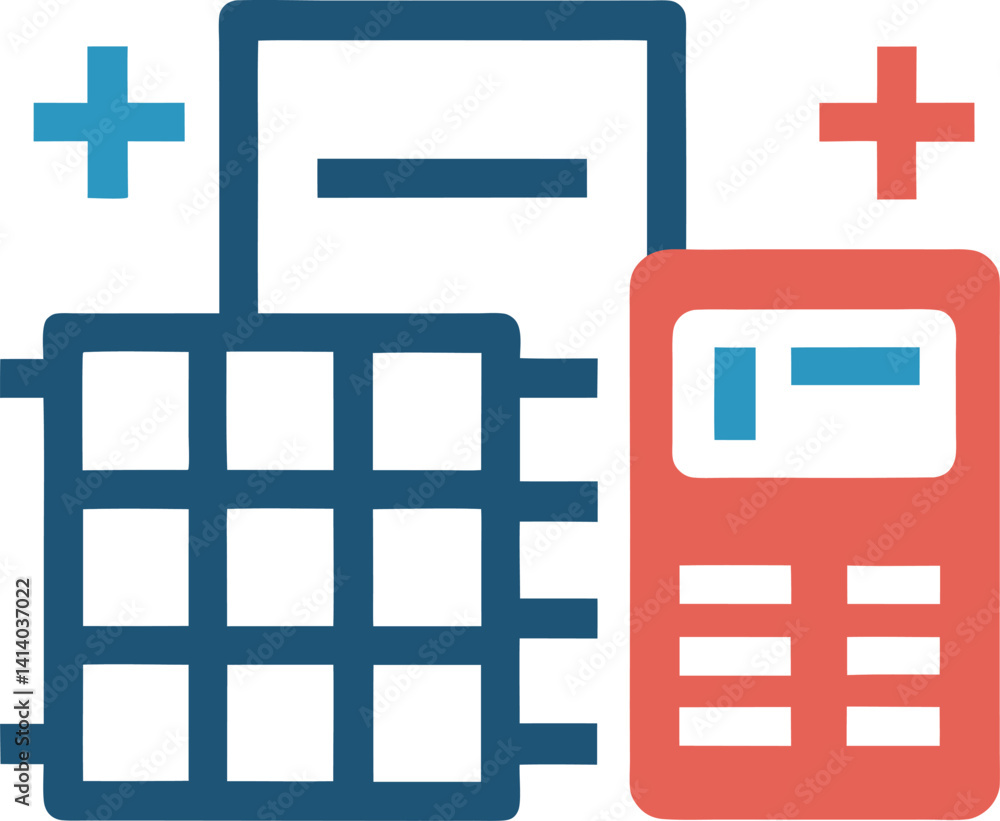 Obraz premium calculator icon vector illustration