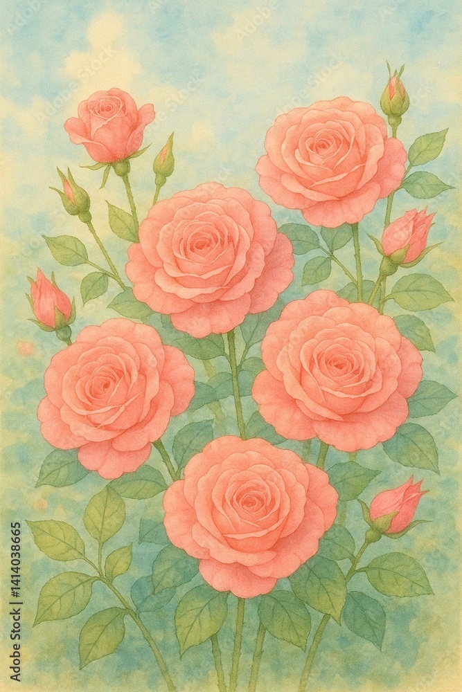 Obraz premium 春バラ