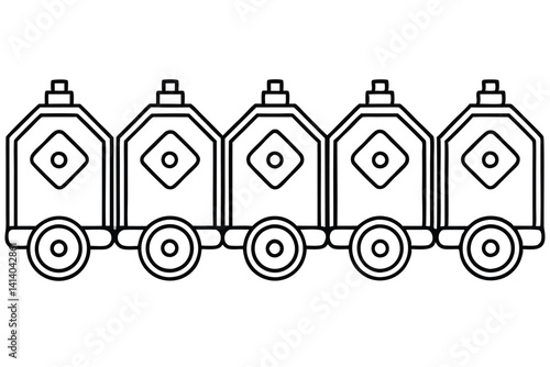 quickcarrier rx10 line art illustration vector graphic artwork