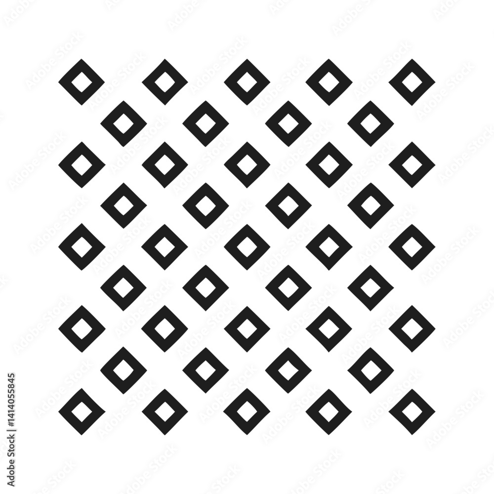 Abstract diamond dots grid pattern in minimal layout Abstract diamond dots grid pattern in minimal layout
