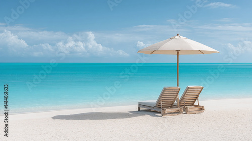 Serene Beach Paradise with Turquoise Waters