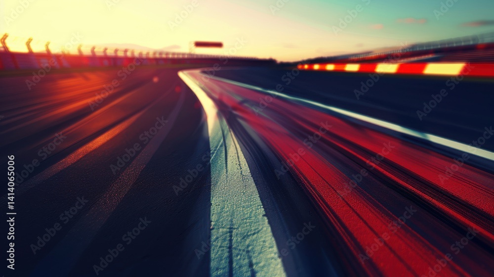 Blurred asphalt racetrack with racing stripes, perfect for motorsport-themed app or website UI background.
Blurred asphalt racetrack with racing stripes, perfect for motorsport-themed app or website UI background.