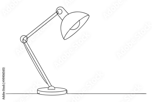 simple desk lamp home decor sketch