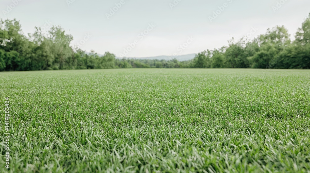 Serene green field landscape nature background image Serene green field landscape nature background image