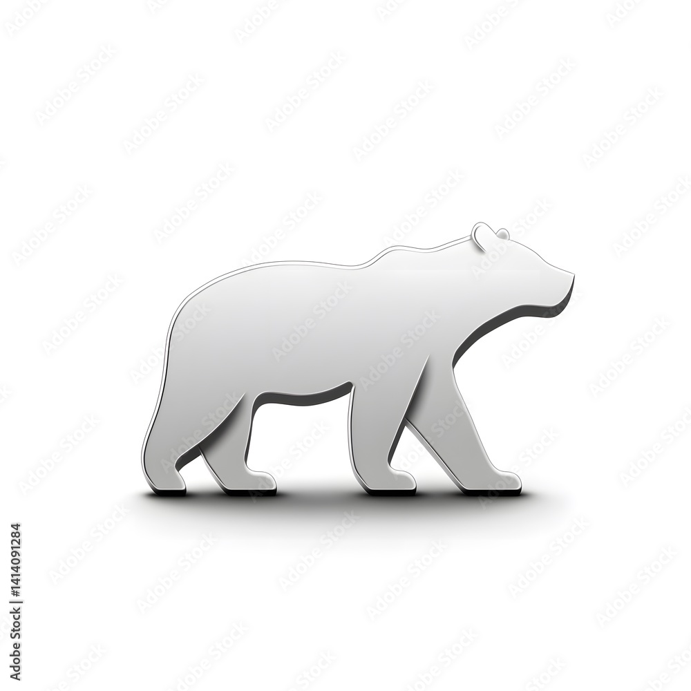 Fototapeta premium vector illustration of a bear