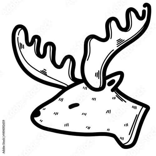 Canada moose doodle 