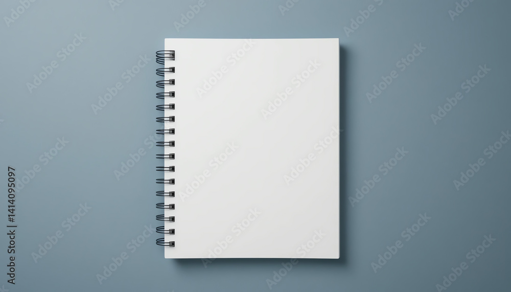 A close-up of a blank, spiral-bound notebook on a textured background, ideal for note-taking, brainstorming, or creative writing projects. A close-up of a blank, spiral-bound notebook on a textured background, ideal for note-taking, brainstorming, or creative writing projects.