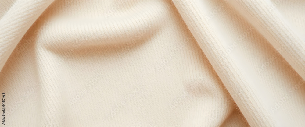 Fototapeta premium close up view of a white fabric