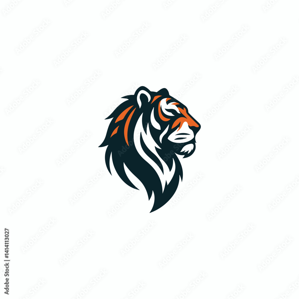 Obraz premium Majestic Tiger Logo