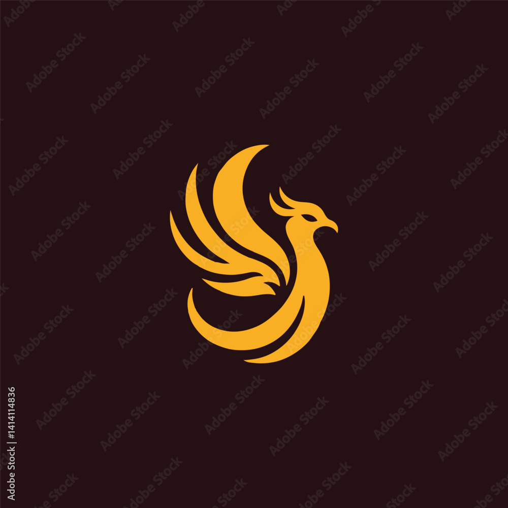 Fototapeta premium Phoenix Fire Logo