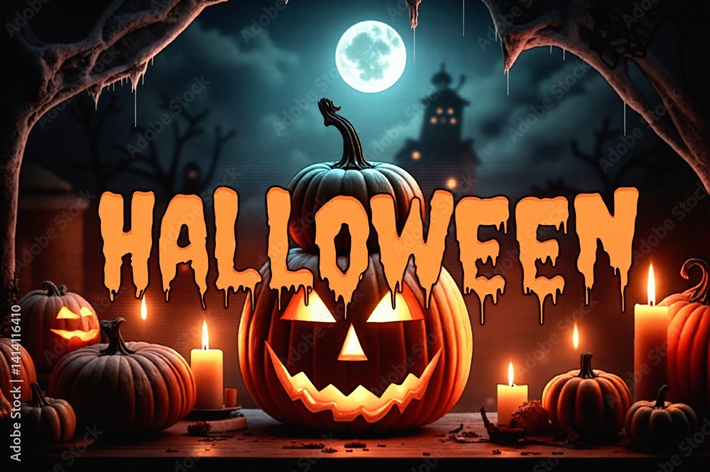 Kartki na święto halloween. Kolorowe czasami śmieszne i straszne jednocześnie.