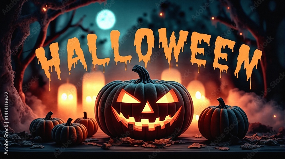 Kartki na święto halloween. Kolorowe czasami śmieszne i straszne jednocześnie.