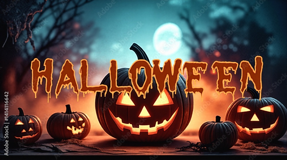Kartki na święto halloween. Kolorowe czasami śmieszne i straszne jednocześnie.