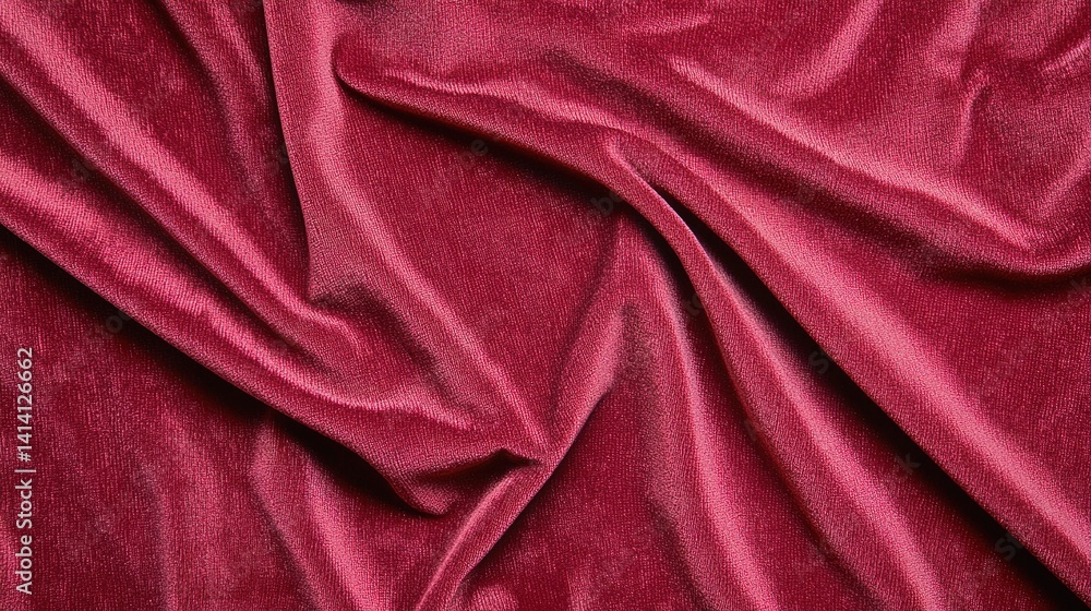 Luxurious deep red velvet fabric texture in gigapixel standard scale textile art close-up rich environment Luxurious deep red velvet fabric texture in gigapixel standard scale textile art close-up rich environment