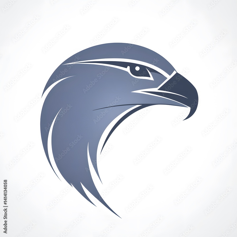 Naklejka premium eagle head vector