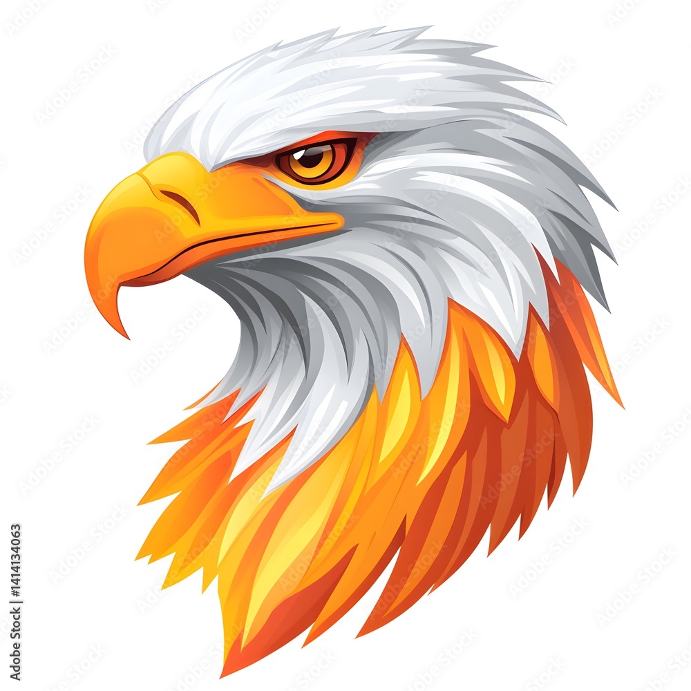 Obraz premium american bald eagle head