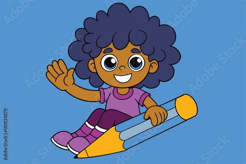 little girl on a scooter