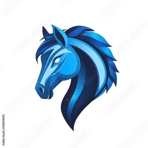 Wallpaper Mural horse head silhouette Torontodigital.ca