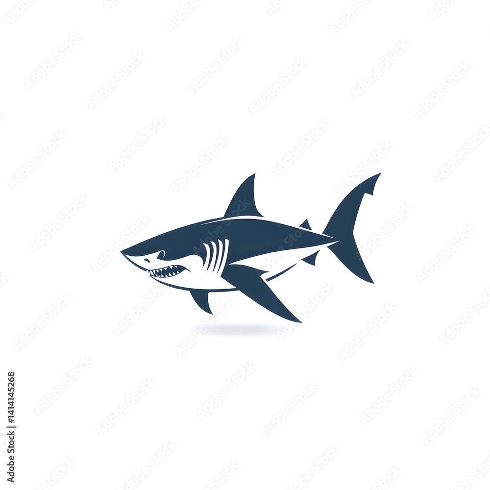 Obraz premium shark vector illustration