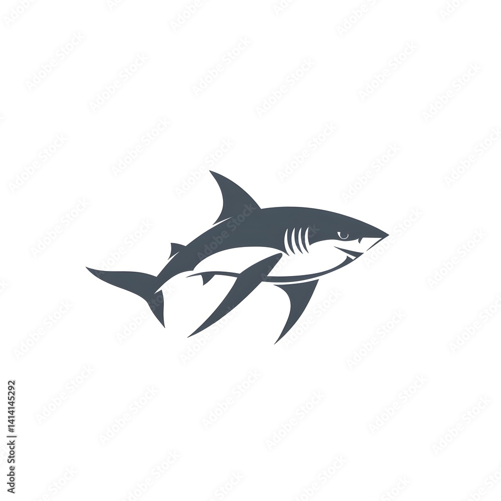 shark isolated on white shark isolated on white
