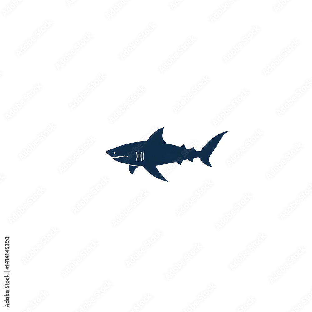 Fototapeta premium shark vector illustration
