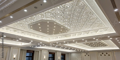 Elegant Layered Ceiling Des...