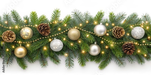 Festive Christmas Garland G...