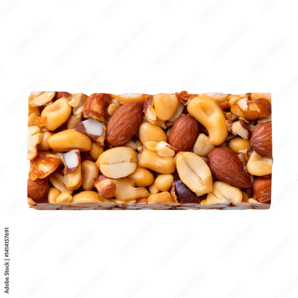 Nut and Seed Snack Bar with Almonds, Peanuts, and Cashews Nut and Seed Snack Bar with Almonds, Peanuts, and Cashews