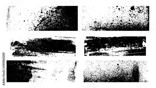 Wallpaper Mural Set Of grunges, grey grunge concrete texture wall background, old wall texture cement dark black, gray background Torontodigital.ca