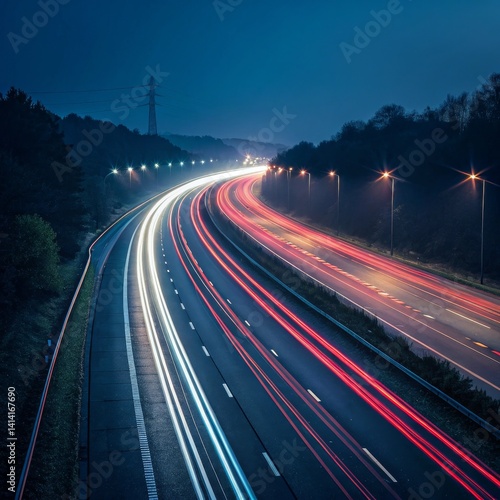 Night Highway Long Exposure...