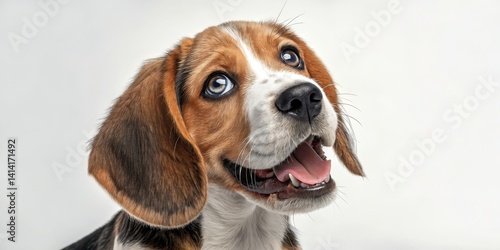 Playful Beagle Puppy Portra...