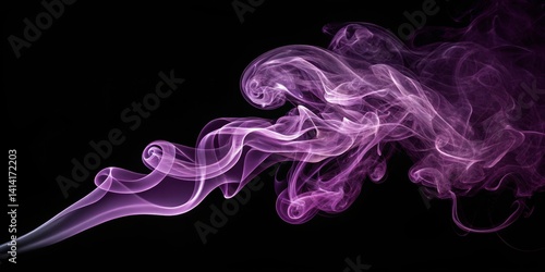 Purple Smoke Abstract Swirl...