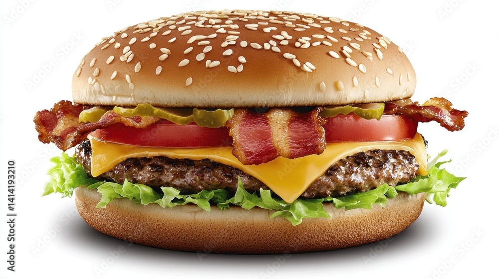 Classic Cheeseburger with Bacon Classic Cheeseburger with Bacon