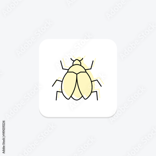 Mealybug, vector, pixel perfect, illustrator file