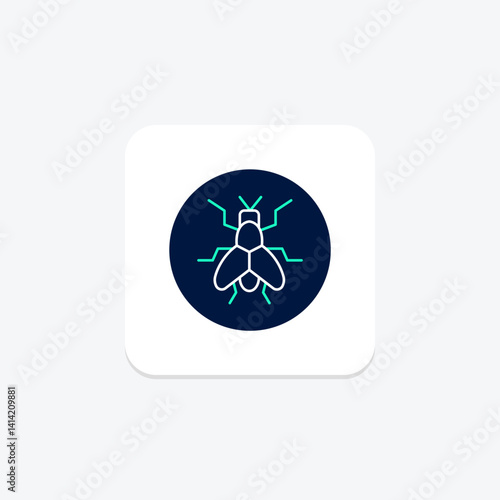 Housefly, vector, pixel perfect, illustrator file