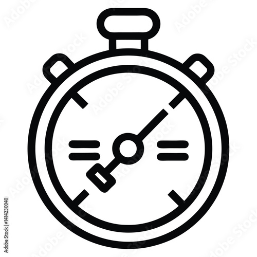 stopwatch fitness lifestyle icon
