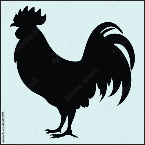 Chicken Silhouette, Farm